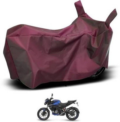 KEDIT Two Wheeler Cover for Bajaj(Pulsar 200 NS DTS-i, Maroon)
