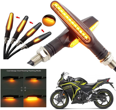 Generox Front, Rear LED Indicator Light for Honda CBR 250(Amber)