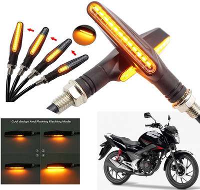 Generox Front, Rear LED Indicator Light for Honda CBF 125(Amber)
