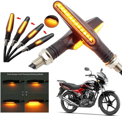 Generox Front, Rear LED Indicator Light for Yamaha YBR 100(Amber)