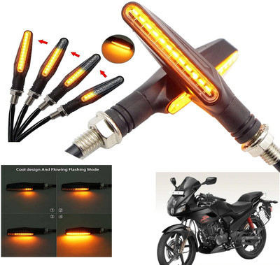 Generox Front, Rear LED Indicator Light for Hero Karizma R(Amber)