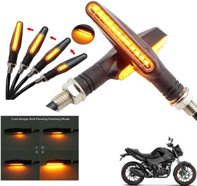 Generox Front, Rear LED Indicator Light for Hero Xtreme LATEST(Amber)