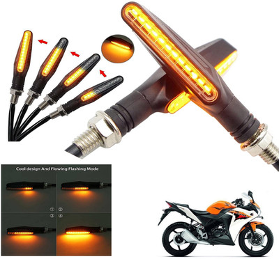 Generox Front, Rear LED Indicator Light for Honda CBR 150R(Amber)