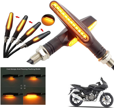 Generox Front, Rear LED Indicator Light for Bajaj Pulsar 220 DTS-i(Amber)