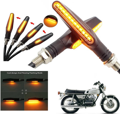Generox Front, Rear LED Indicator Light for Yamaha RX 100(Amber)