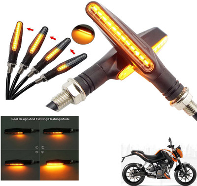 Generox Front, Rear LED Indicator Light for KTM Duke 190(Amber)