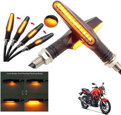 Generox Front, Rear LED Indicator Light for Hero CBZ Extreme(Amber)