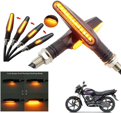 Generox Front, Rear LED Indicator Light for Honda Dream Neo(Amber)