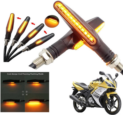 Generox Front, Rear LED Indicator Light for Yamaha R15 V1(Amber)