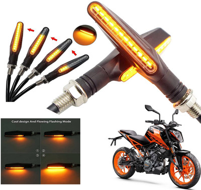 Generox Front, Rear LED Indicator Light for KTM Duke 200(Amber)