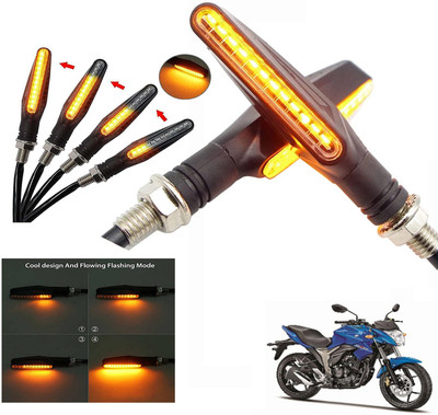 Generox Front, Rear LED Indicator Light for Suzuki Gixxer(Amber)