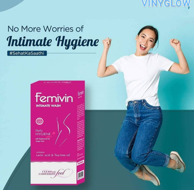 VINYGLOW FEMIVIN INTIMATE WASH 100ML PACK OF 6 Intimate Wash(600 ml)