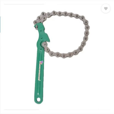 MALFAH ENTERPRISES 8 Inch 107210 Hanbon Chain Wrench Grip Spanner ME_107210 Wire Chain Wrench Single Sided Speciality(Pack of 1)