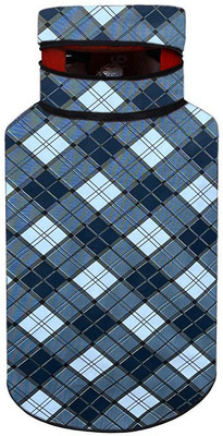 SAVEIT Gas Cylinder  Cover(Width: 54 cm, Blue, White)