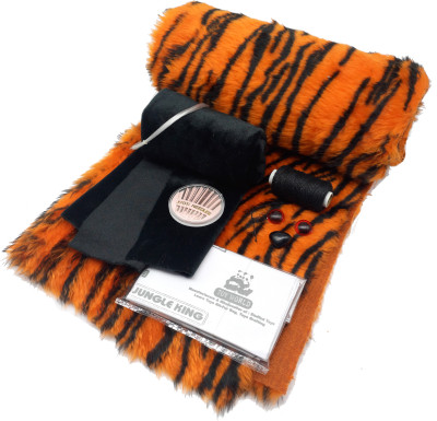 PRANSUNITA Complete Soft Toy Teddy Tiger Making Kit – Includes Cotton For filling