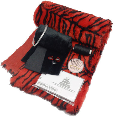 PRANSUNITA Complete Soft Toy Teddy Tiger Making Kit – Includes Cotton For filling