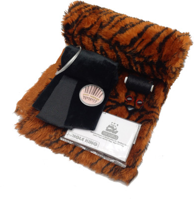 PRANSUNITA Complete Soft Toy Teddy Tiger Making Kit – Includes Cotton for Filling