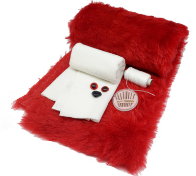 PRANSUNITA Complete Soft Toy Teddy Bear Making Kit – Includes Cotton For filling