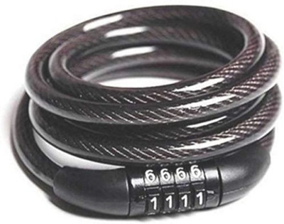 Venues Number Lock for Bicycle Bike Heavy Duty Multipurpose 4 Digit Helmet Lock Cycle Lock