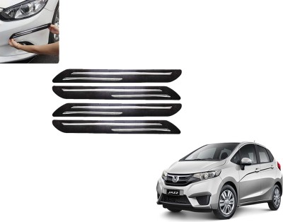 E VYAPAR KENDRA Rubber Car Bumper Guard(Black, Pack of 4, Honda, Jazz)