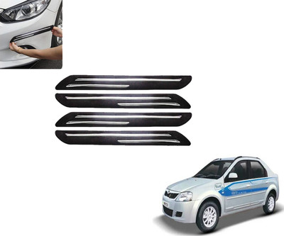 SPDI Rubber Car Bumper Guard(Black, Pack of 4, Mahindra, Verito)