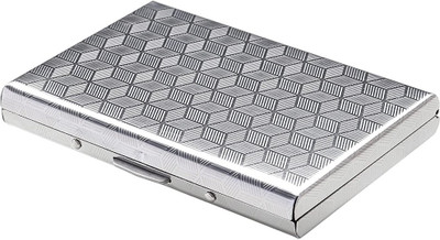 Style 98 10 Card Holder(Set of 1, Silver)