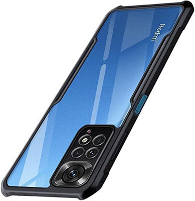 aadhvik Back Cover for Mi Redmi Note 11s(Black, Dual Protection, Pack of: 1)
