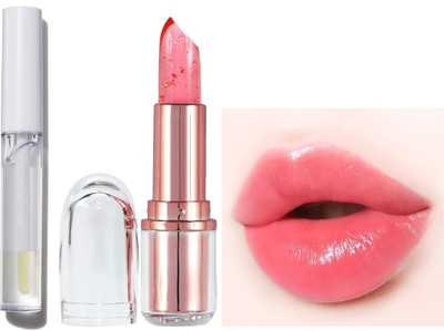 tanvi27 BEST TRANSPARENT COLOR CHANGE MOISTURIZING LIPSTICK TRANSPARENT 3D LIP GLOSS(2 Items in the set)