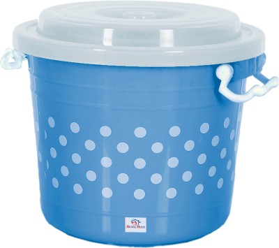 Heart Home Plastic Grocery Container  - 16 L(Blue)