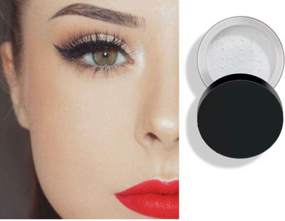 GFSU GLITTER FACE LOOSE POWDER HIGHLIGHTER MAKEUP SHIMMER BRIGHTENING HIGHLIGHTER Highlighter(WHITE SHIMMER)