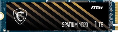 MSI SPATIUM 1 TB Desktop Internal Solid State Drive (SSD) (SPATIUM M390 NVMe)(Interface: M.2, Form Factor: M.2)