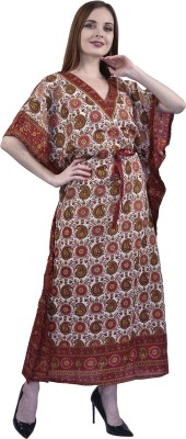 SterlingStar Printed Viscose Women Kaftan