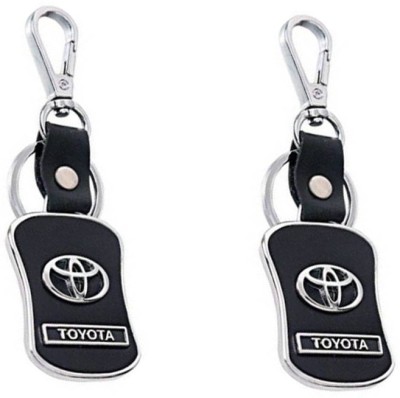 JAINSON MARTIN Combo Of Toyota Car Logo Leather Hook Keychain For Bike Lovers Key Chain