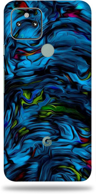 OggyBaba Google Pixel 5A 5g, Blue Lava Mobile Skin(Multicolor)