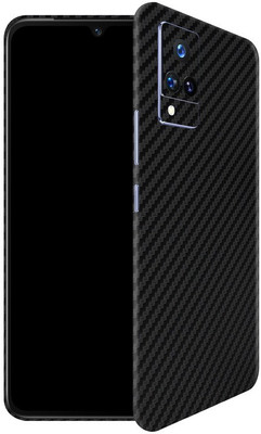 Orgic India Vivo V21 Mobile Skin(Carbon Black)