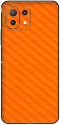 Orgic India Xiaomi 11 Lite Ne 5G Mobile Skin(Carbon Orange)