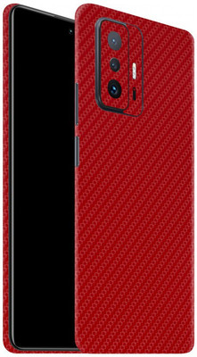 Orgic India Xiaomi 11T Pro Mobile Skin(Carbon Red)