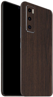 Orgic India Vivo V20 SE Mobile Skin(Dark Wood)