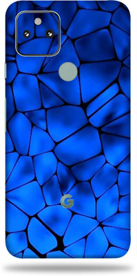 WeCre8 Skin's Google Pixel 5A 5g, Pebbles Blue Mobile Skin(Multicolor)