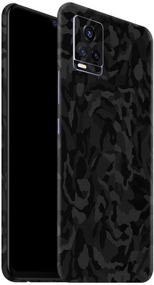 Orgic India Vivo V20 Pro Mobile Skin(Camo Black)