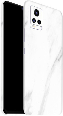 Orgic India Vivo V20 Mobile Skin(White Marble)