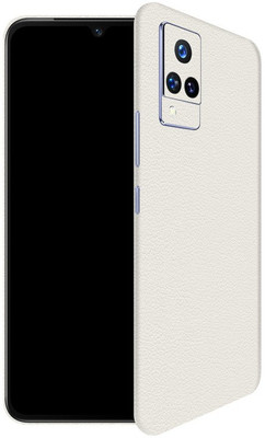 Orgic India Vivo V21 Mobile Skin(White Leather)