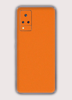 Orgic India Vivo V21 Mobile Skin(Orange)