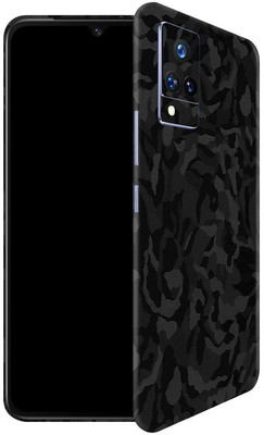 Orgic India Vivo V21 Mobile Skin(Camo Black)