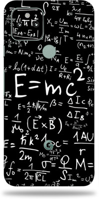 WeCre8 Skin's Google Pixel 5A 5g, E=Mc2 Mobile Skin(Multicolor)