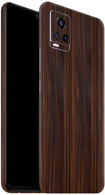 Orgic India Vivo V20 Pro Mobile Skin(Ebony Wood)