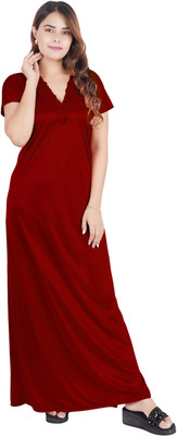 RILO Women Nighty(Maroon)