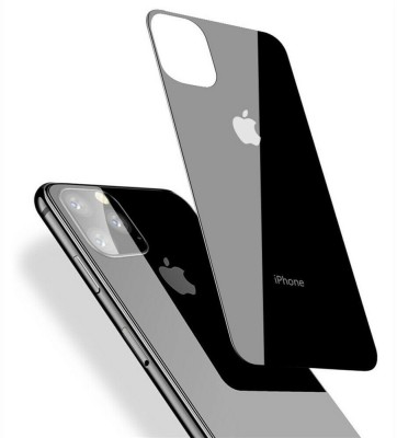 VOLMERE Back Tempered Glass for Apple iPhone 11 Pro Max Ultra-thin 9H Anti-Smudge Glossy Finish Back Tempered Glass, with Apple logo(Pack of 1)