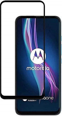 VISHZONE Edge To Edge Tempered Glass for Motorola One Fusion+(Pack of 1)