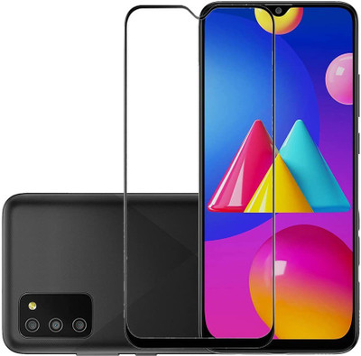 VISHZONE Edge To Edge Tempered Glass for Samsung Galaxy M02s(Pack of 1)